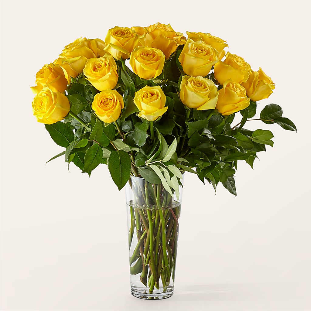 Long Stem Yellow Rose Bouquet – Rainbow Floral, Lacey WA