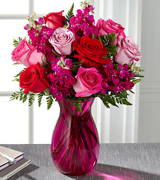 Pure Romance Rose Bouquet – Rainbow Floral, Lacey WA