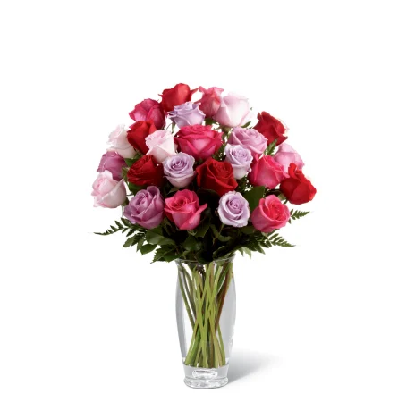 Captivating Color Rose Bouquet – Rainbow Floral, Lacey WA