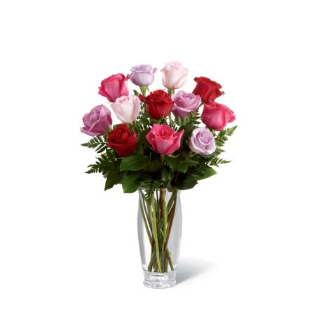 Captivating Color Rose Bouquet – Rainbow Floral, Lacey WA
