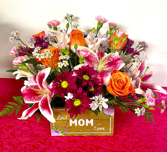 Best Mom Ever Box Bouquet