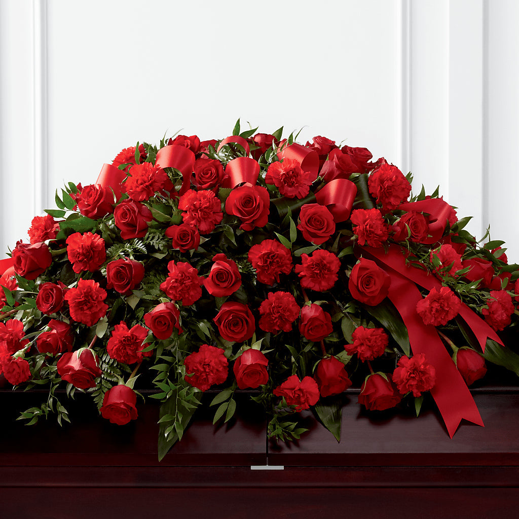 Tribute of Life Casket Spray – Rainbow Floral, Lacey WA