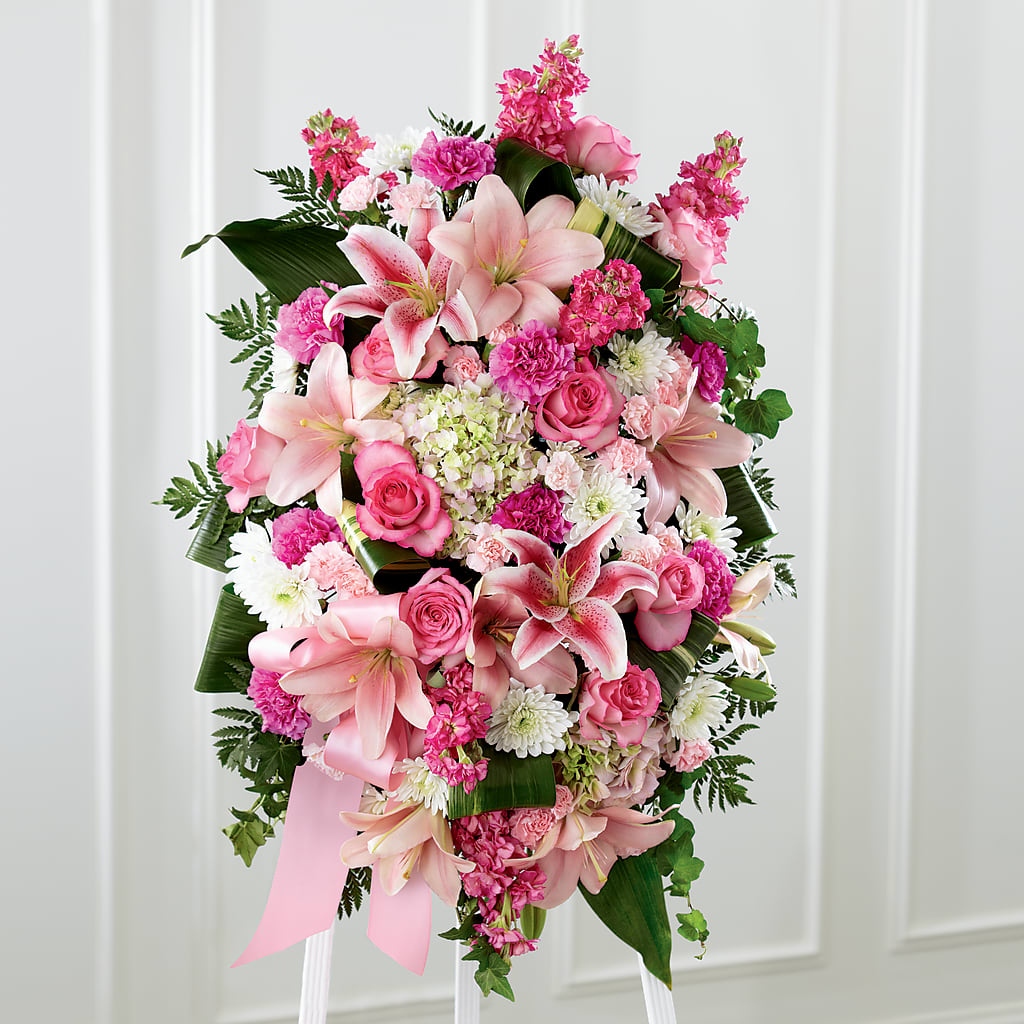 Comforting Standing Spray – Rainbow Floral, Lacey WA