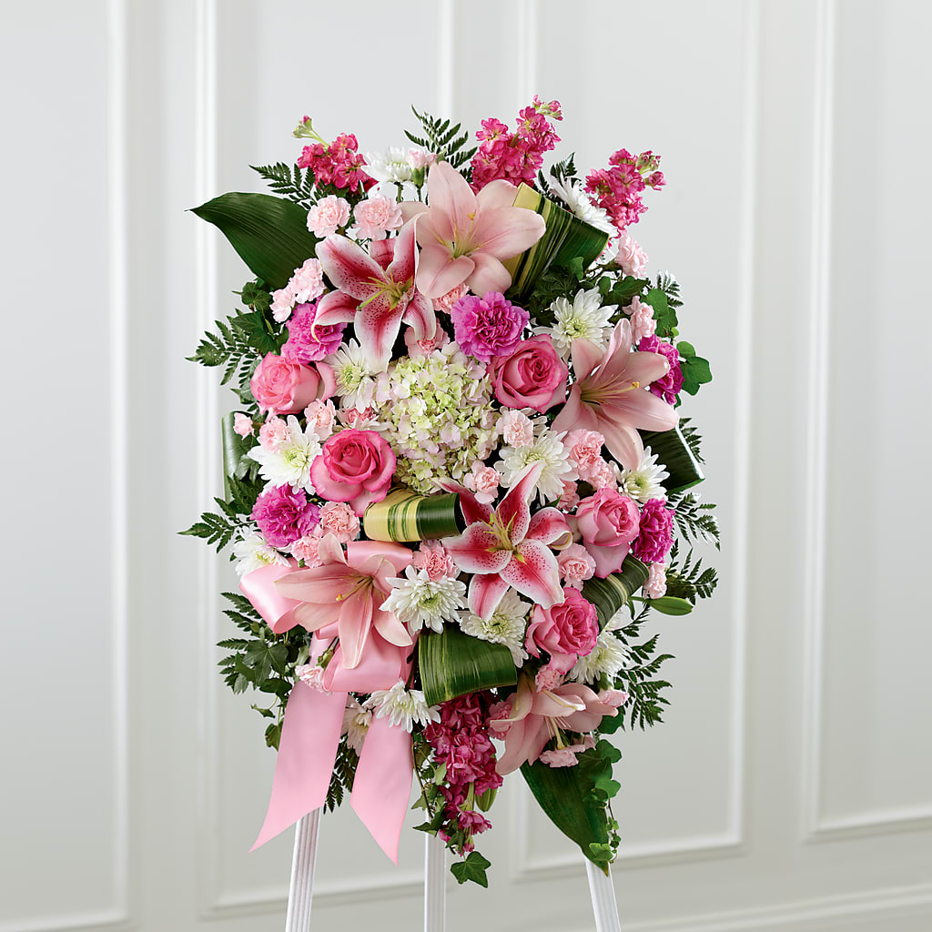 Comforting Standing Spray – Rainbow Floral, Lacey WA