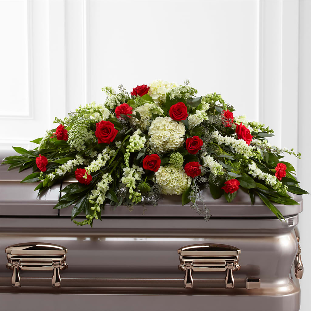Sincerity Casket Spray – Rainbow Floral, Lacey WA