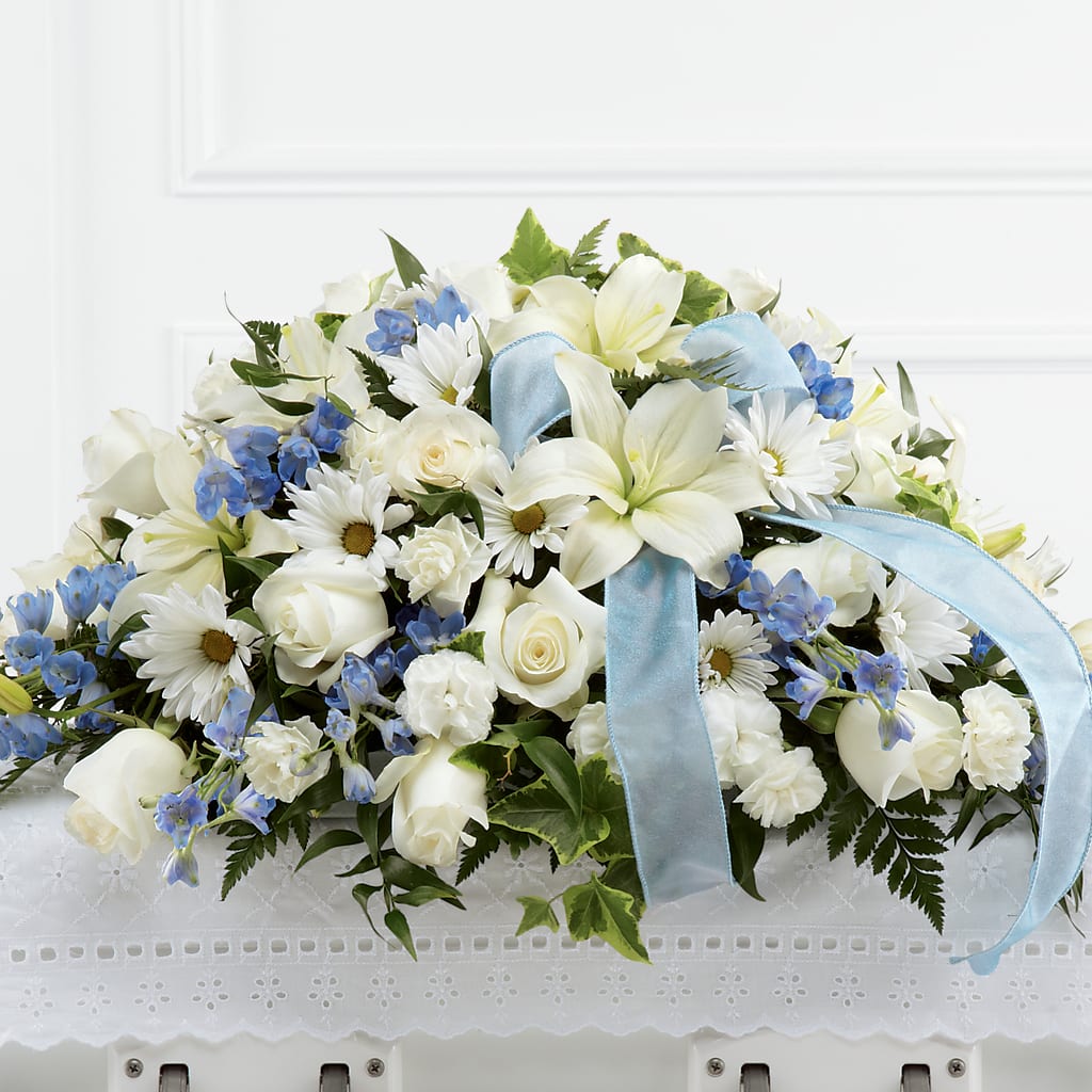 Tender Treasure Casket Spray – Rainbow Floral, Lacey WA