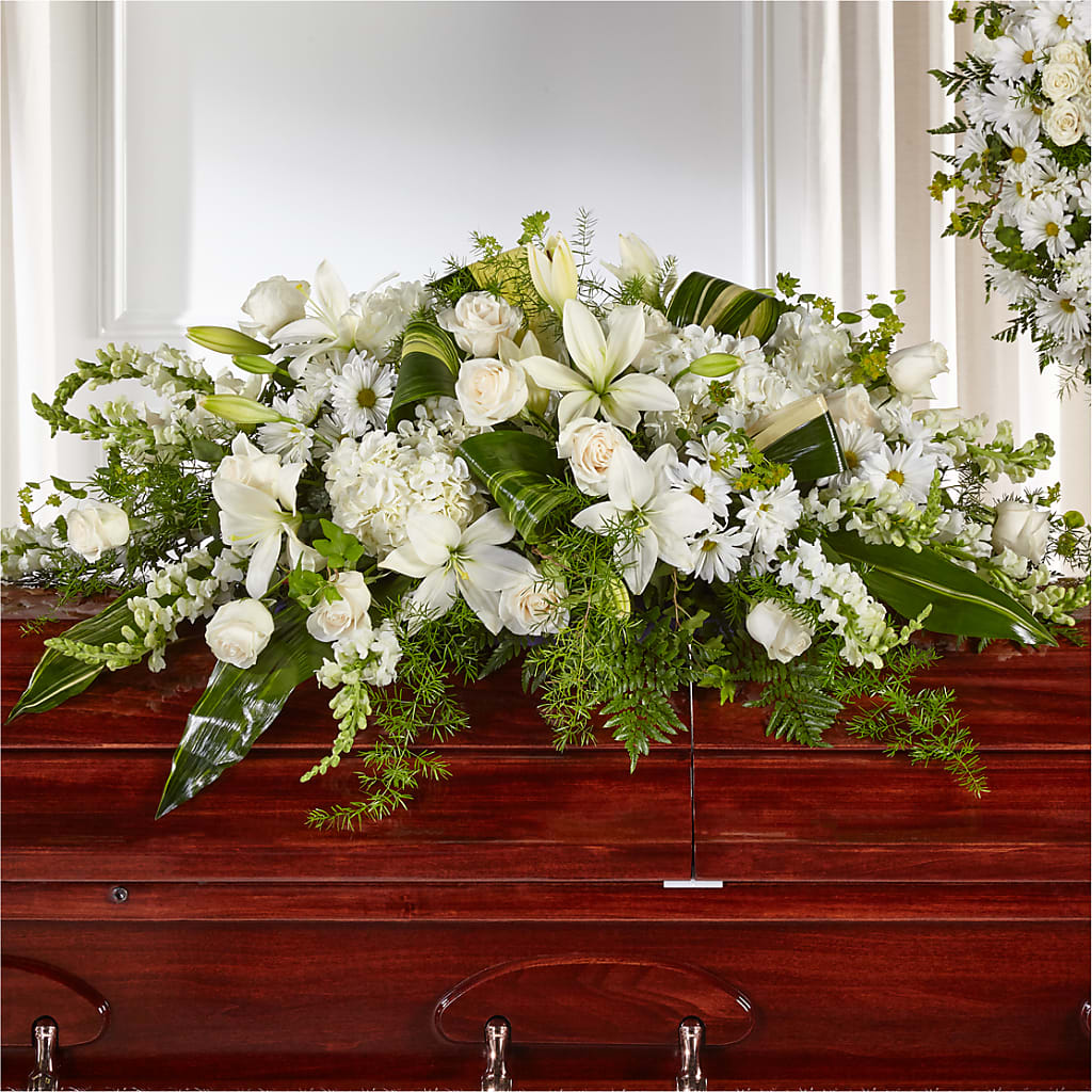 Abundance Casket Spray – Rainbow Floral, Lacey WA