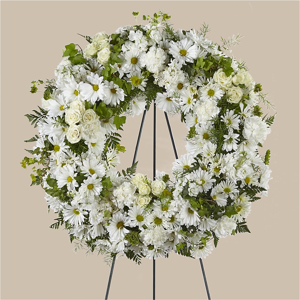 Faithful Wishes Wreath – Rainbow Floral, Lacey WA