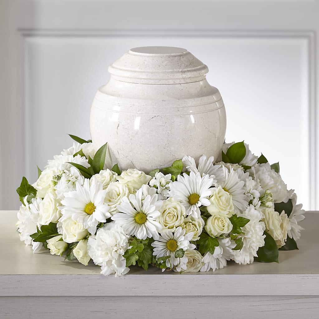 Ivory Gardens Cremation Adornment – Rainbow Floral, Lacey WA