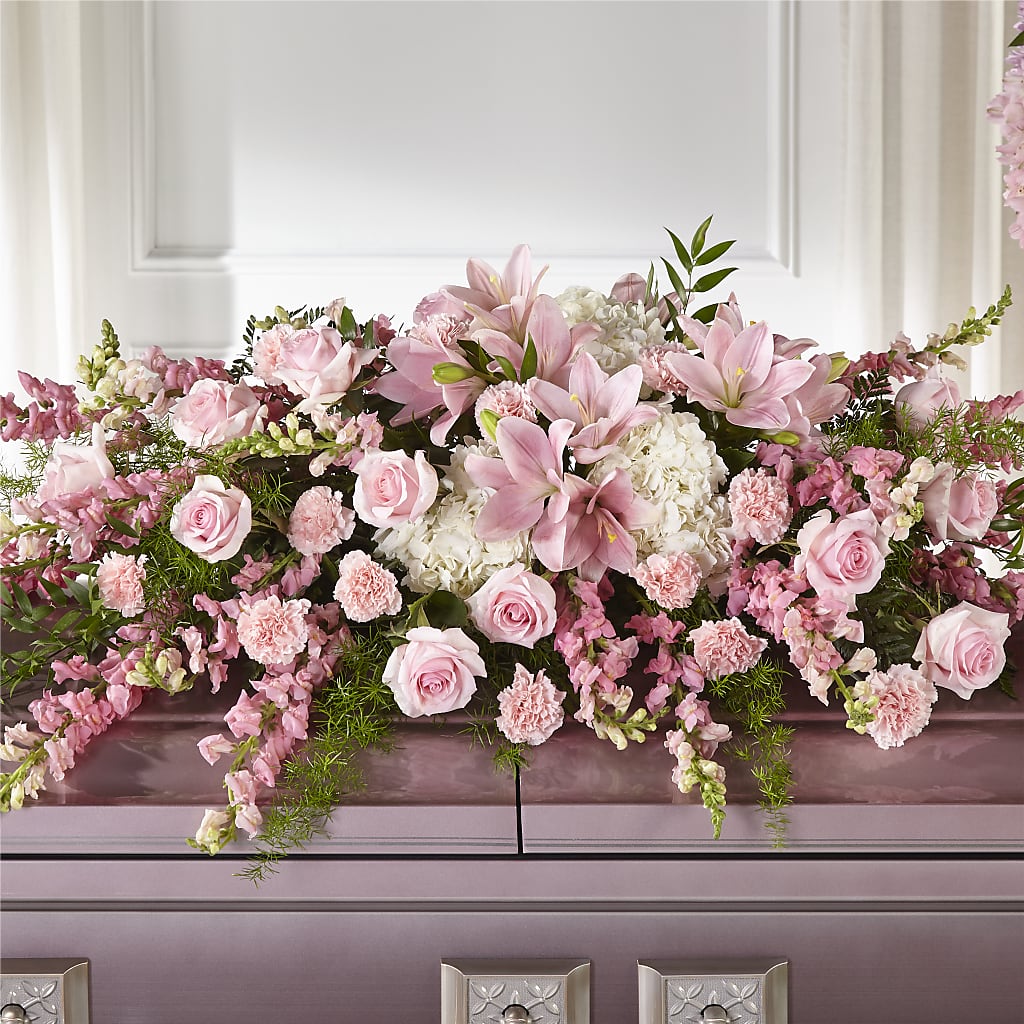 Life & Remembrance Casket Spray – Rainbow Floral, Lacey WA