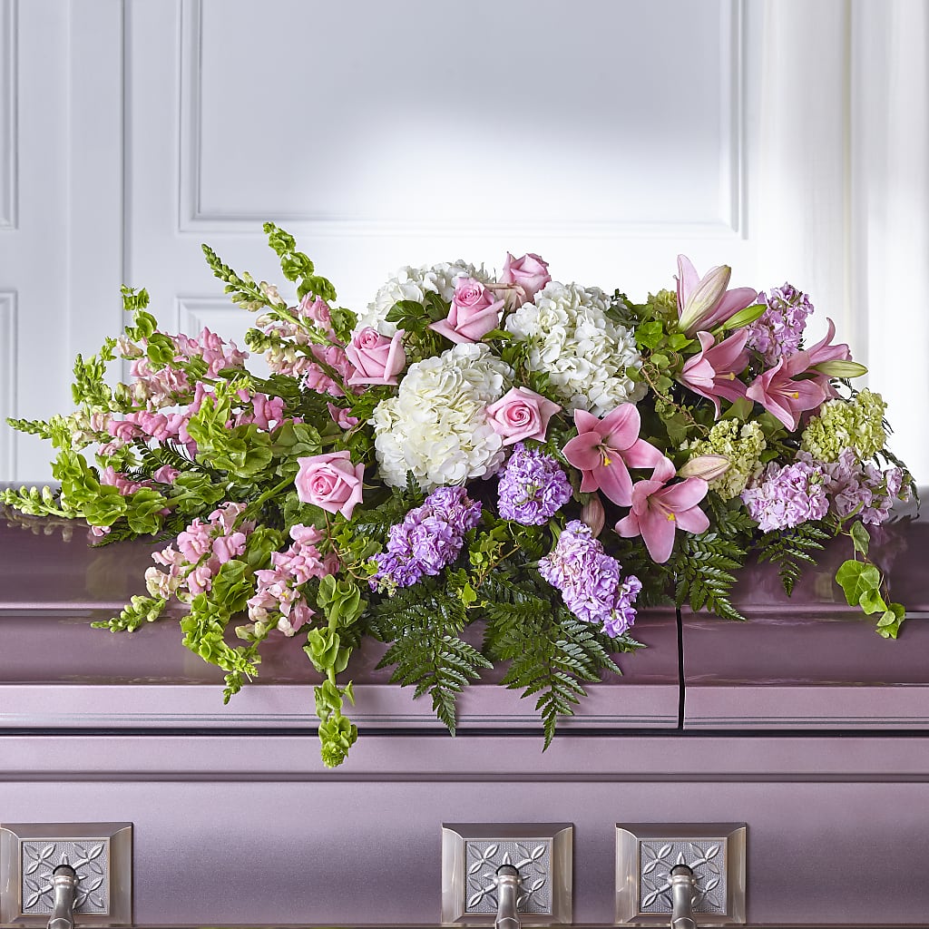 Life's Gratitude Casket Spray – Rainbow Floral, Lacey WA