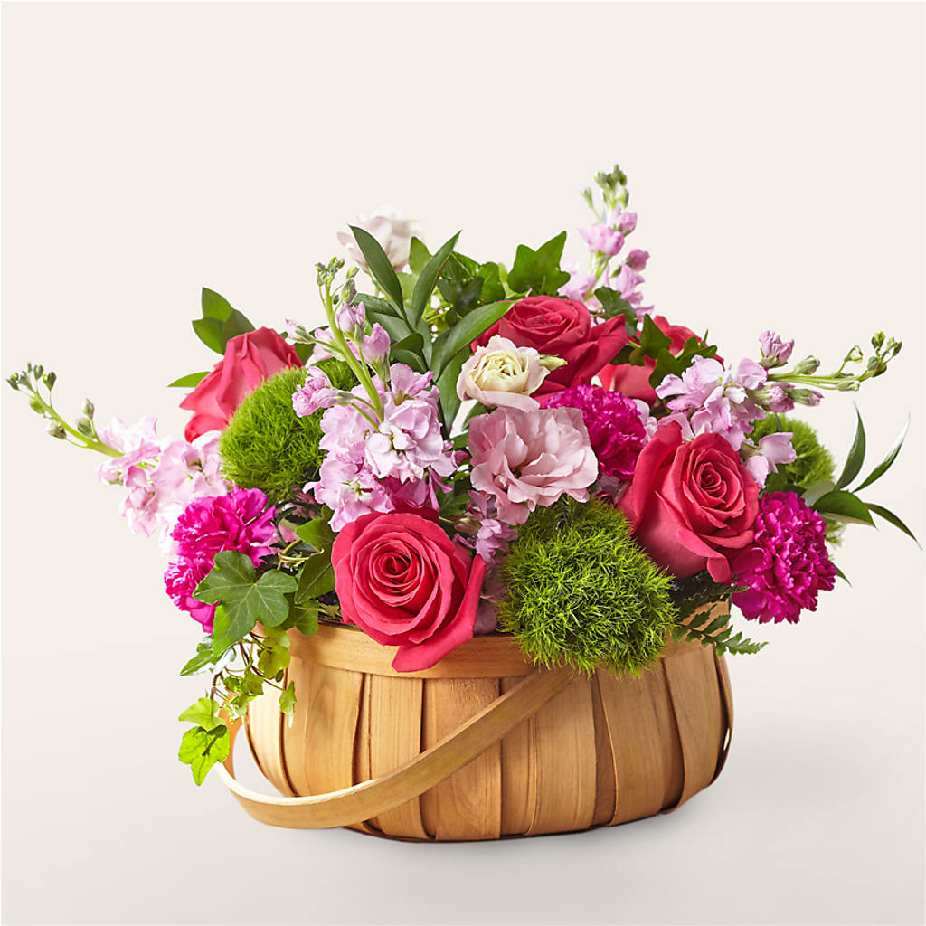 Radiance in Bloom Basket – Rainbow Floral, Lacey WA