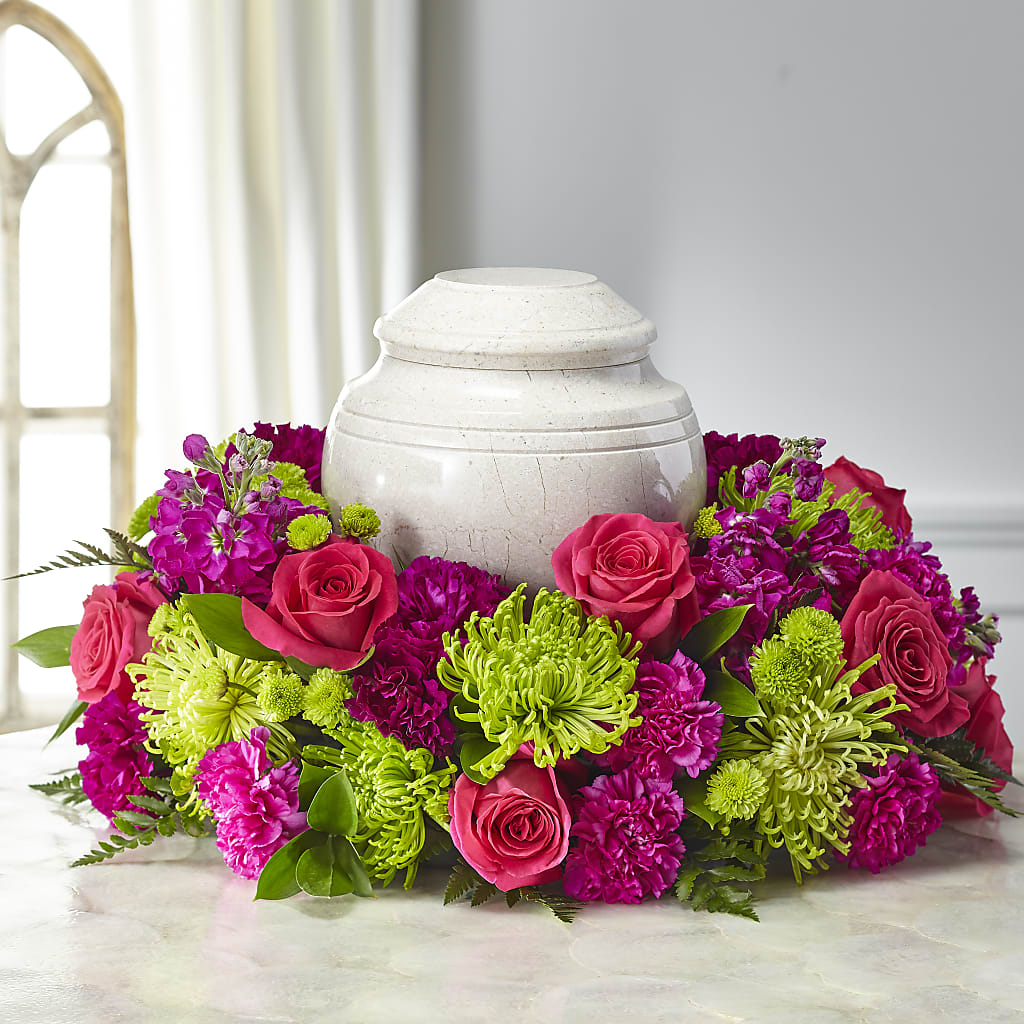 Hopeful Blessings Cremation Adornment – Rainbow Floral, Lacey WA