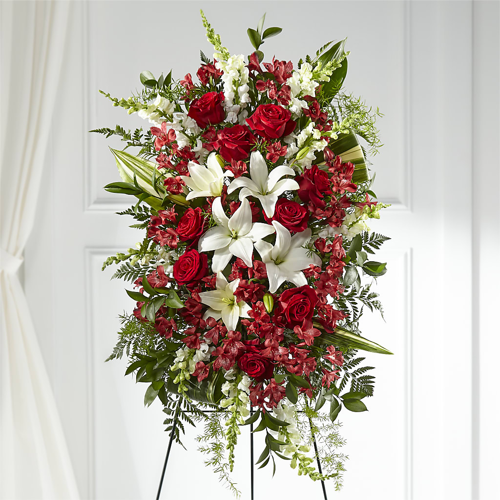 Everlasting Memory Standing Spray – Rainbow Floral, Lacey WA