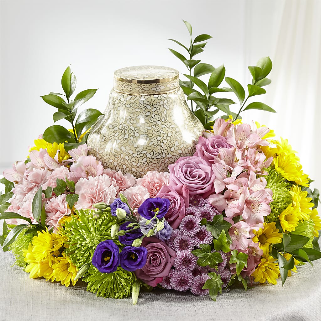 Rays of Hope Cremation Adornment – Rainbow Floral, Lacey WA