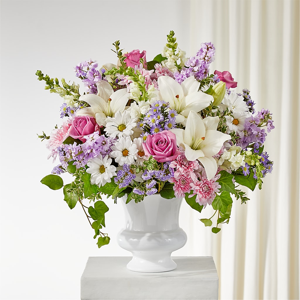 Remarkable Life Urn Arrangement – Rainbow Floral, Lacey WA