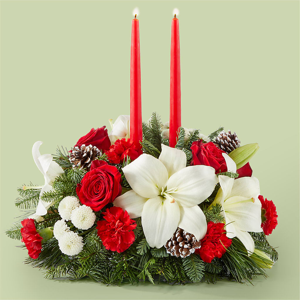 Seasonal Festivities Centerpiece – Rainbow Floral, Lacey WA