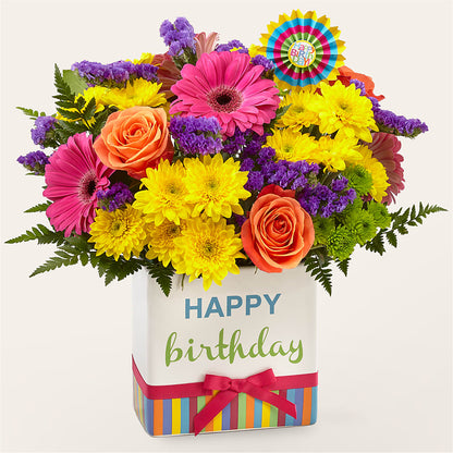 Birthday Brights Bouquet –  Rainbow Floral, Lacey WA