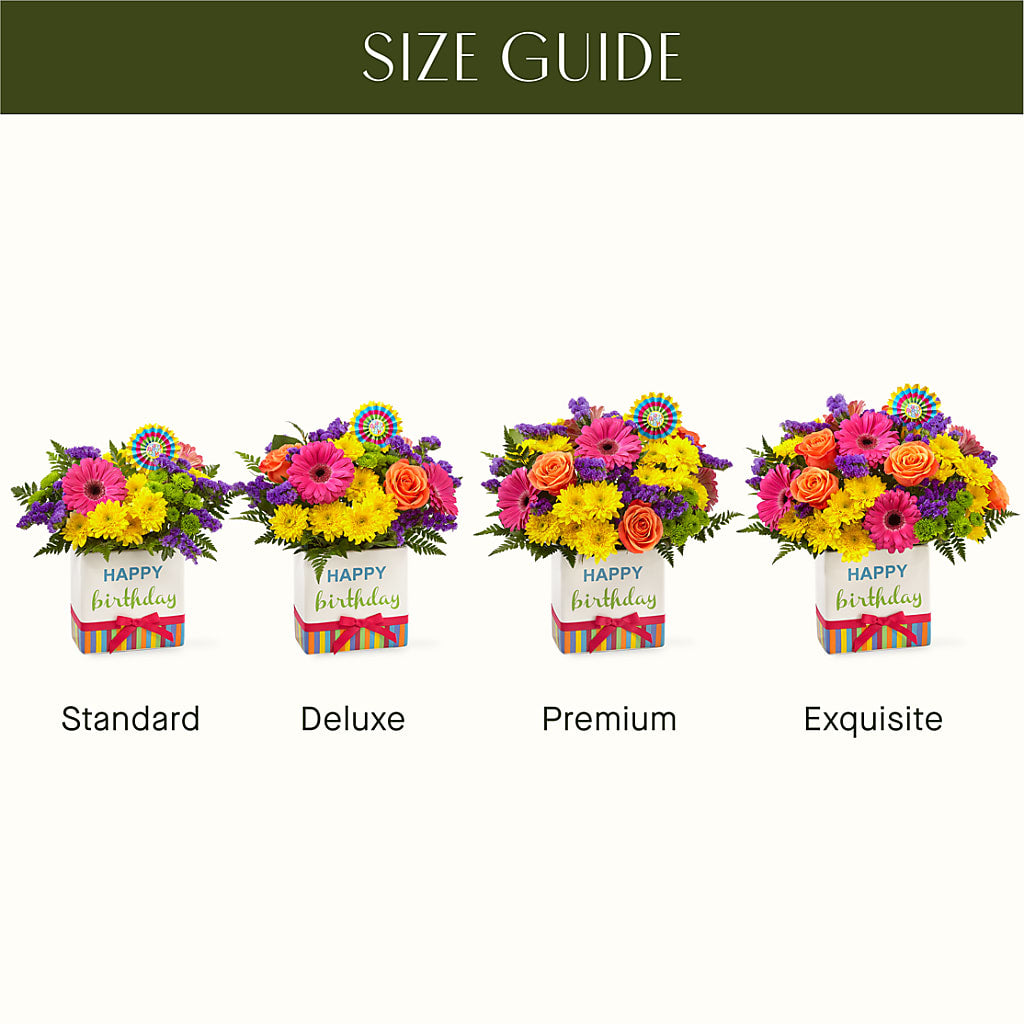 Birthday Brights Bouquet –  Rainbow Floral, Lacey WA