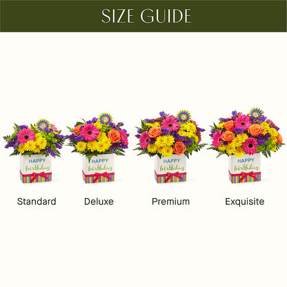 Birthday Brights Bouquet –  Rainbow Floral, Lacey WA
