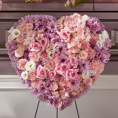 Heaven's Light Heart –  Rainbow Floral, Lacey WA