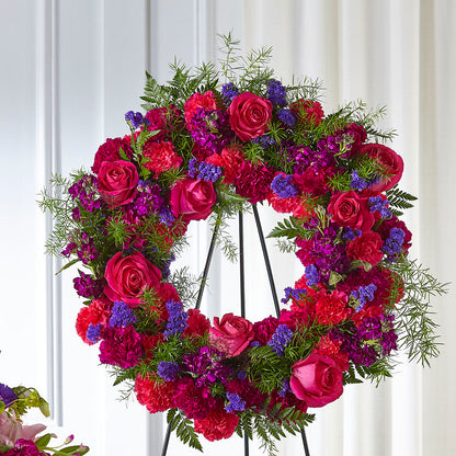 Calming Colors Wreath –  Rainbow Floral, Lacey WA