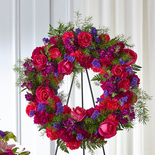 Calming Colors Wreath –  Rainbow Floral, Lacey WA